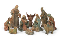 Painted Resin Nativity Figures, 17.13