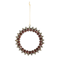 Jewel Tone Gem Wreath Ornament