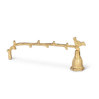 Bronze Aluminum Candle Snuffer with Bird, 8