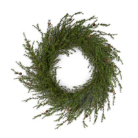Large Pine Wreath with Pinecones, 55