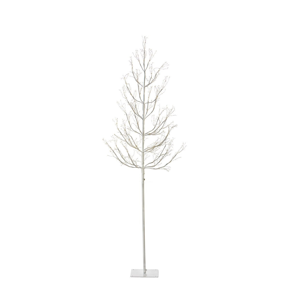 Winter White Adjustable Height LED Lighted Tree, 5-6'