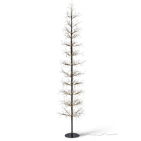 Black Wrapped Twinkling Lights Tree, 9'H