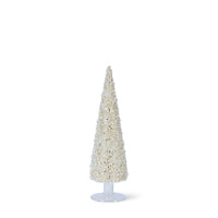 Ivory Glass Beaded Tree, 11.5
