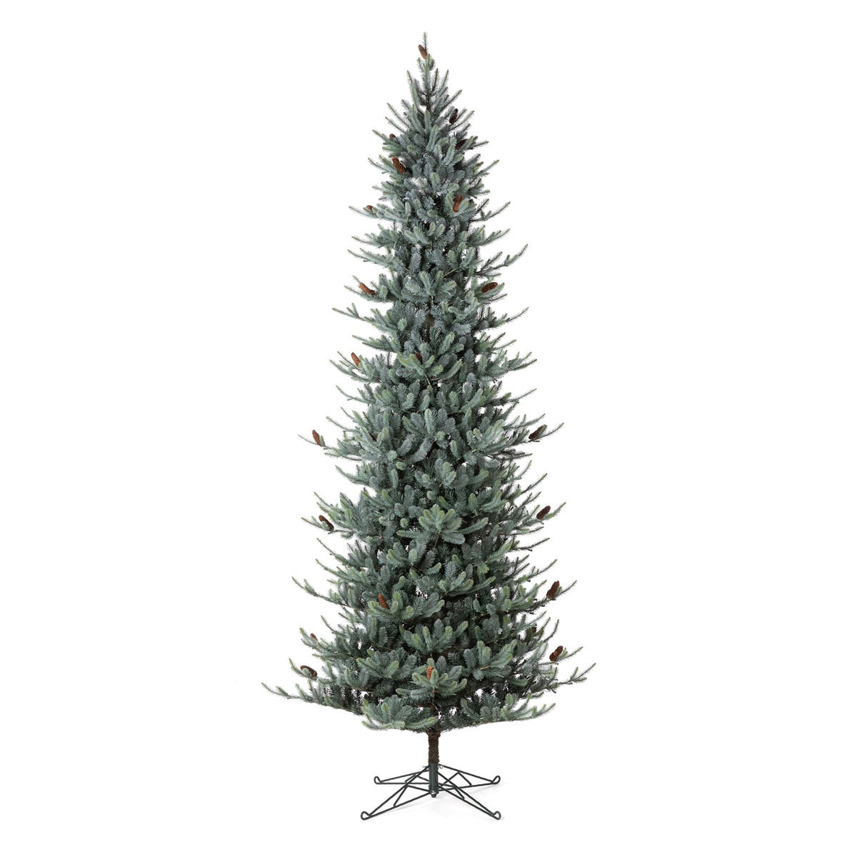 Park Hill Blue Spruce Slim Christmas Tree, 12'