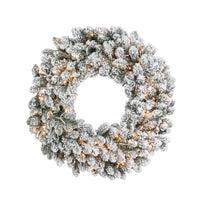 Snowy Alpine Wreath, 30