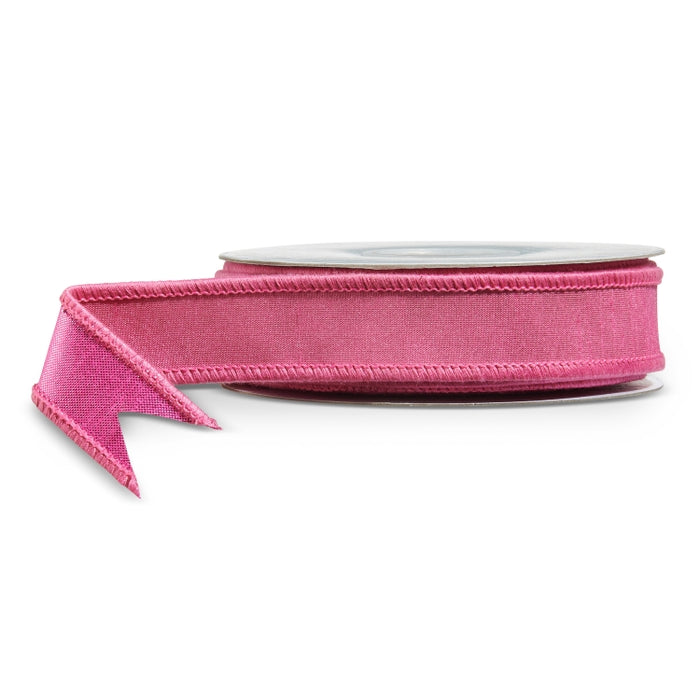 1" X 10 Yds Pink Wired Ribbon