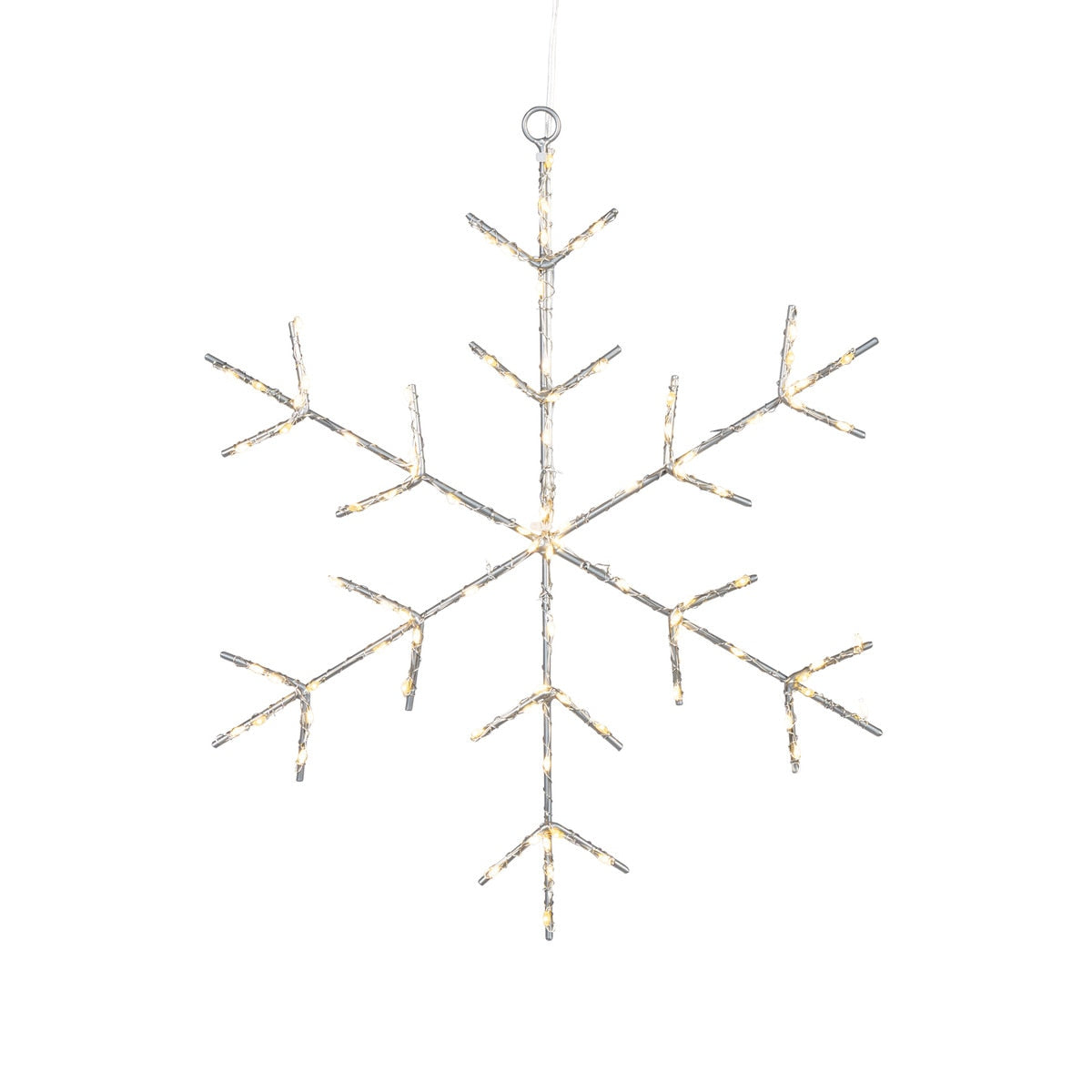 LED Snowflake with Twinkle Lights, 12"D