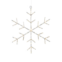 LED Snowflake with Twinkle Lights, 12