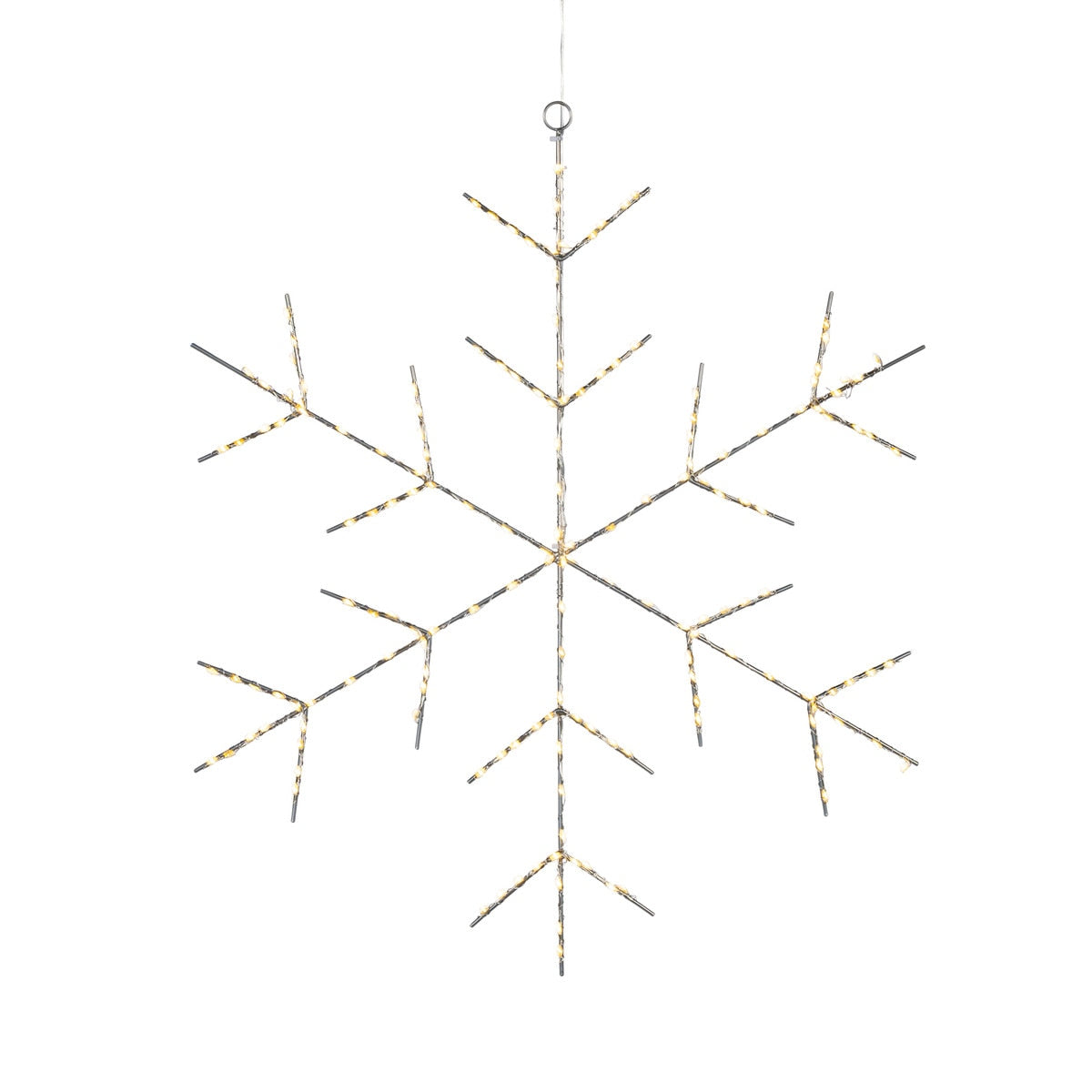 LED Snowflake with Twinkle Lights, 22"D