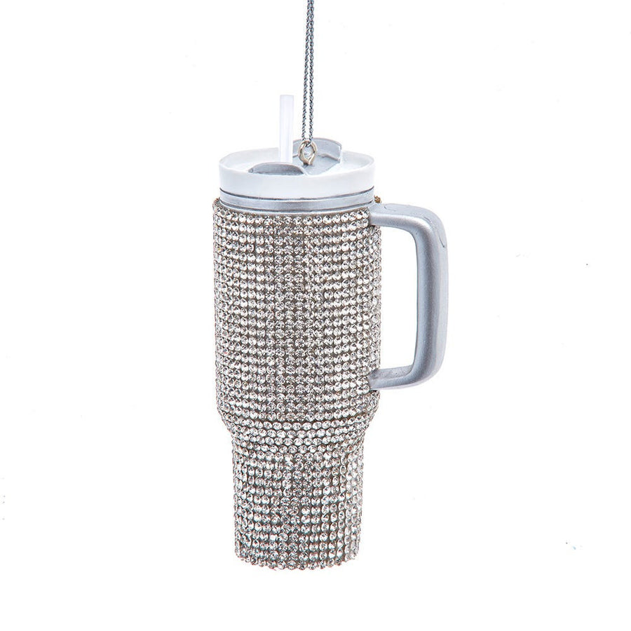 Bedazzled Collection™ Silver Tumbler Ornament