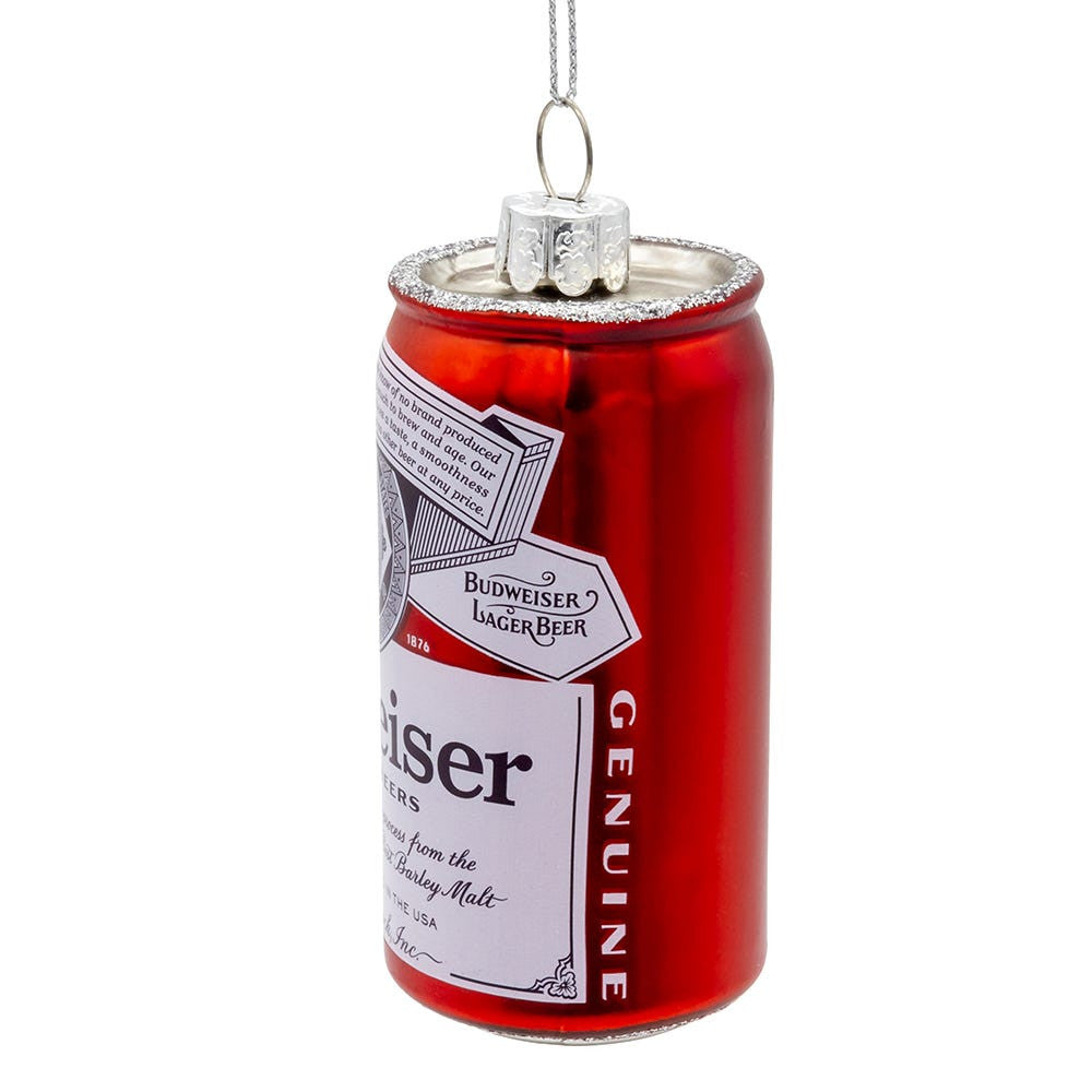 Budweiser® Glass Budweiser Can Ornament