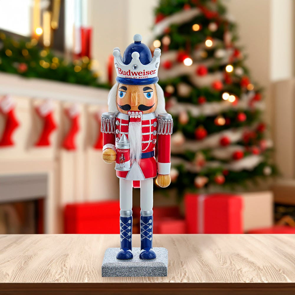 10" Budweiser® Nutcracker