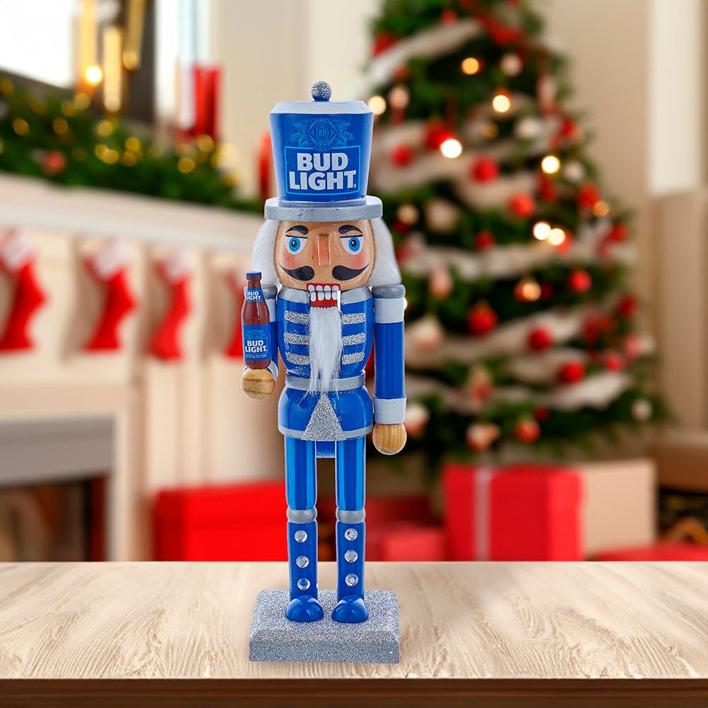 10" Budweiser® Bud Light Nutcracker