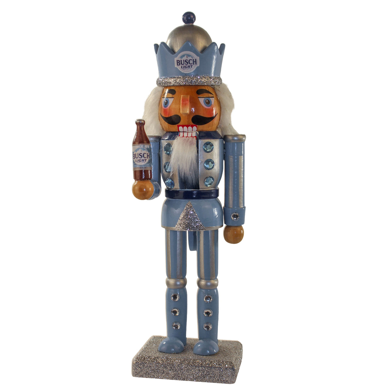 10" Budweiser® Busch Light Nutcracker