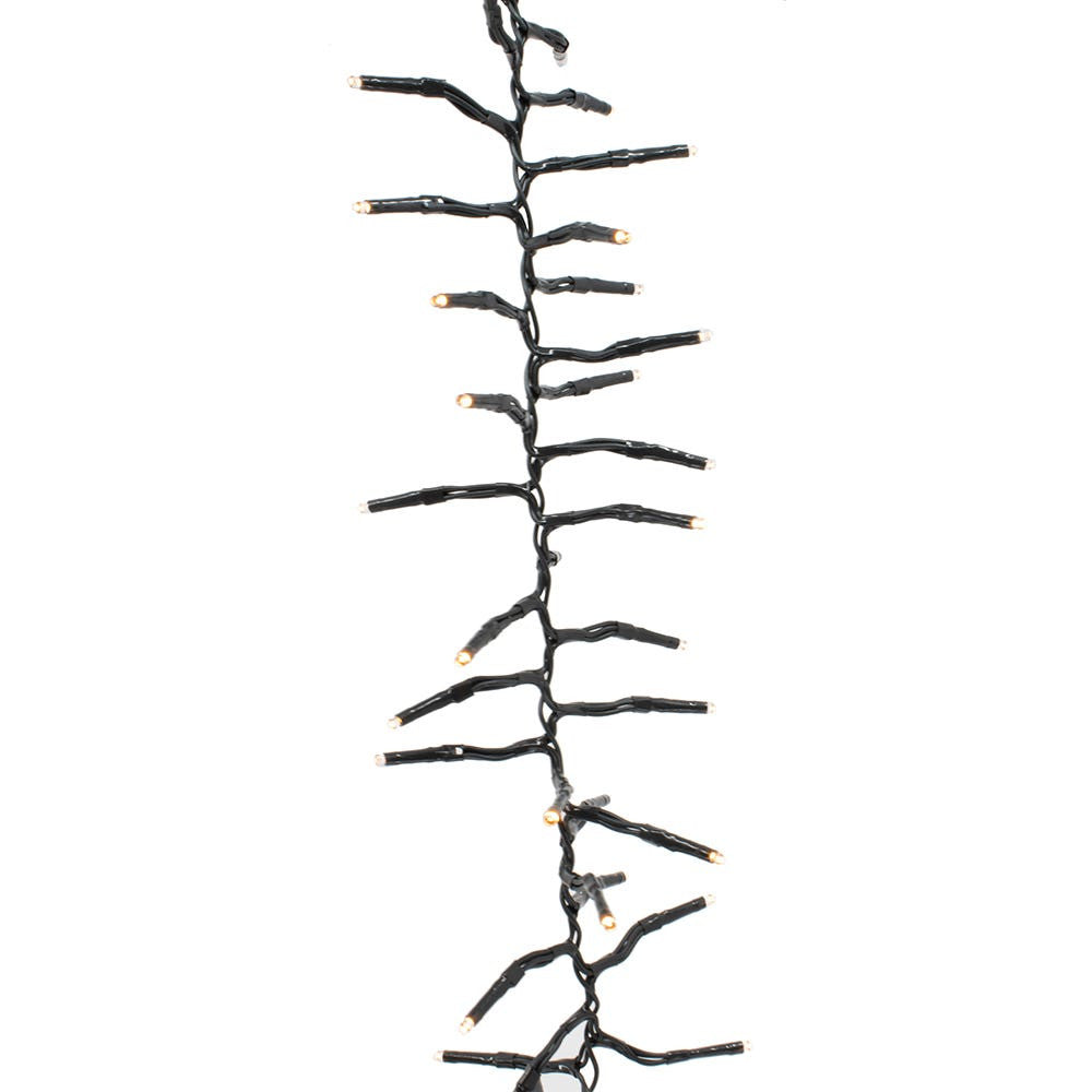 33' 1000L Warm White LED Multifunction Connectible Cluster Garland