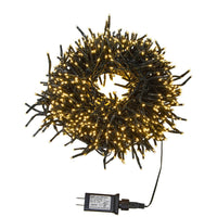 33' 1000L Warm White LED Multifunction Connectible Cluster Garland