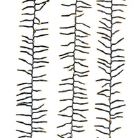 65' 2,000L Warm White LED Multifunction Connectible Cluster Garland