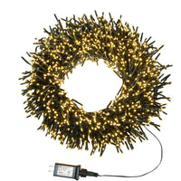 65' 2,000L Warm White LED Multifunction Connectible Cluster Garland