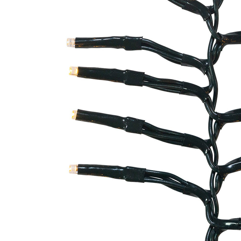 98' 3,000L Classic White LED Multifunction Connectible Cluster Garland