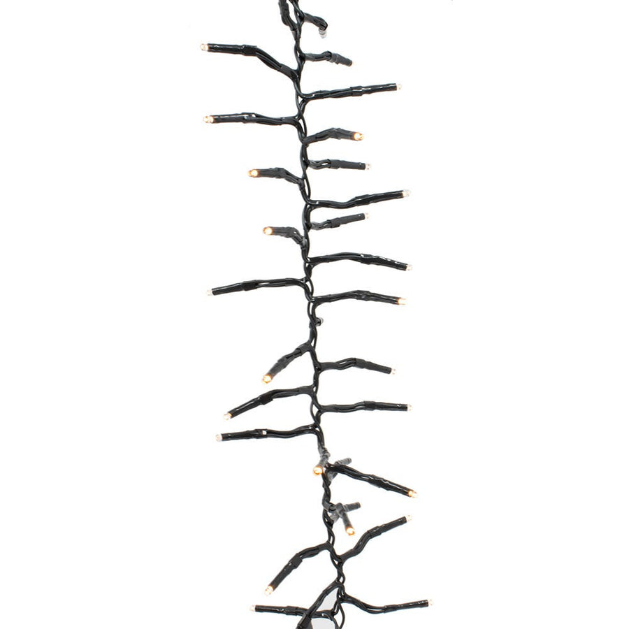 98' 3,000L Warm White LED Multifunction Connectible Cluster Garland
