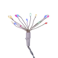 12' 75L Multicolor Superbright LED Cluster Burst Light With White Base