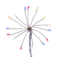 12' 75L Multicolor Superbright LED Cluster Burst Light With White Base