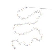9.8' 300L RGB Superbright Twinkle LED Silver Wire Cluster Garland