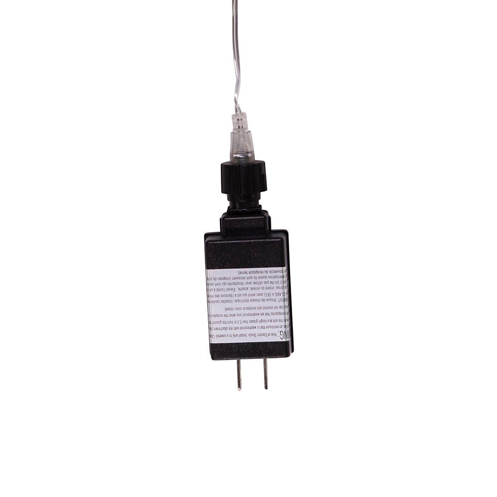 9.8' 300L RGB Superbright Twinkle LED Silver Wire Cluster Garland