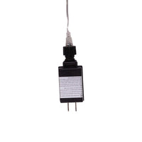9.8' 300L RGB Superbright Twinkle LED Silver Wire Cluster Garland