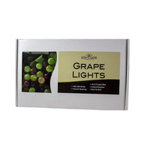 5.3' 100L Green and Burgundy Grape Cluster LED Light Set