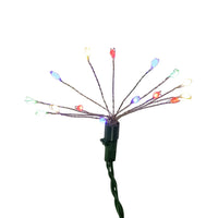 12' 75L Multicolor Superbright LED Cluster Burst Light With Green Base