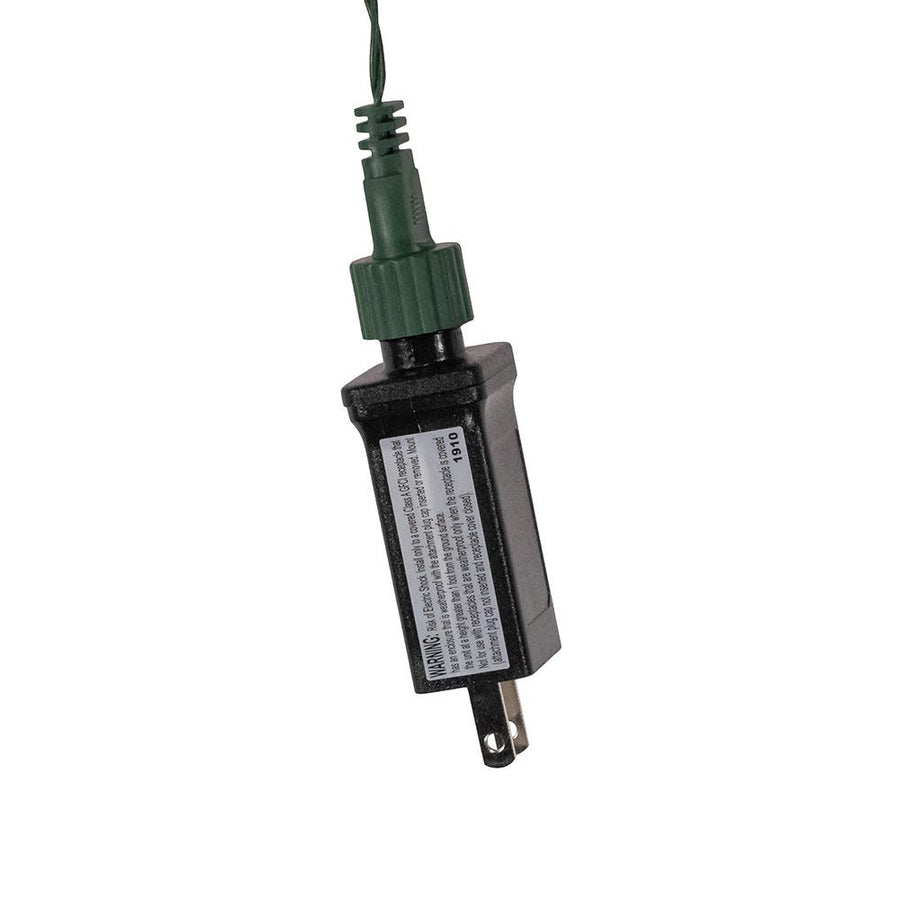 12' 75L Warm White Superbright LED Cluster Burst Light With Green Base