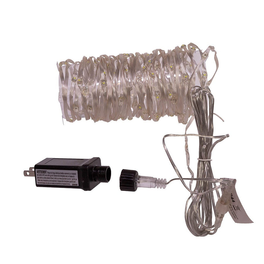 33' 100L Cool White LED Ribbon Light With Clear PVC Wire In PDQ