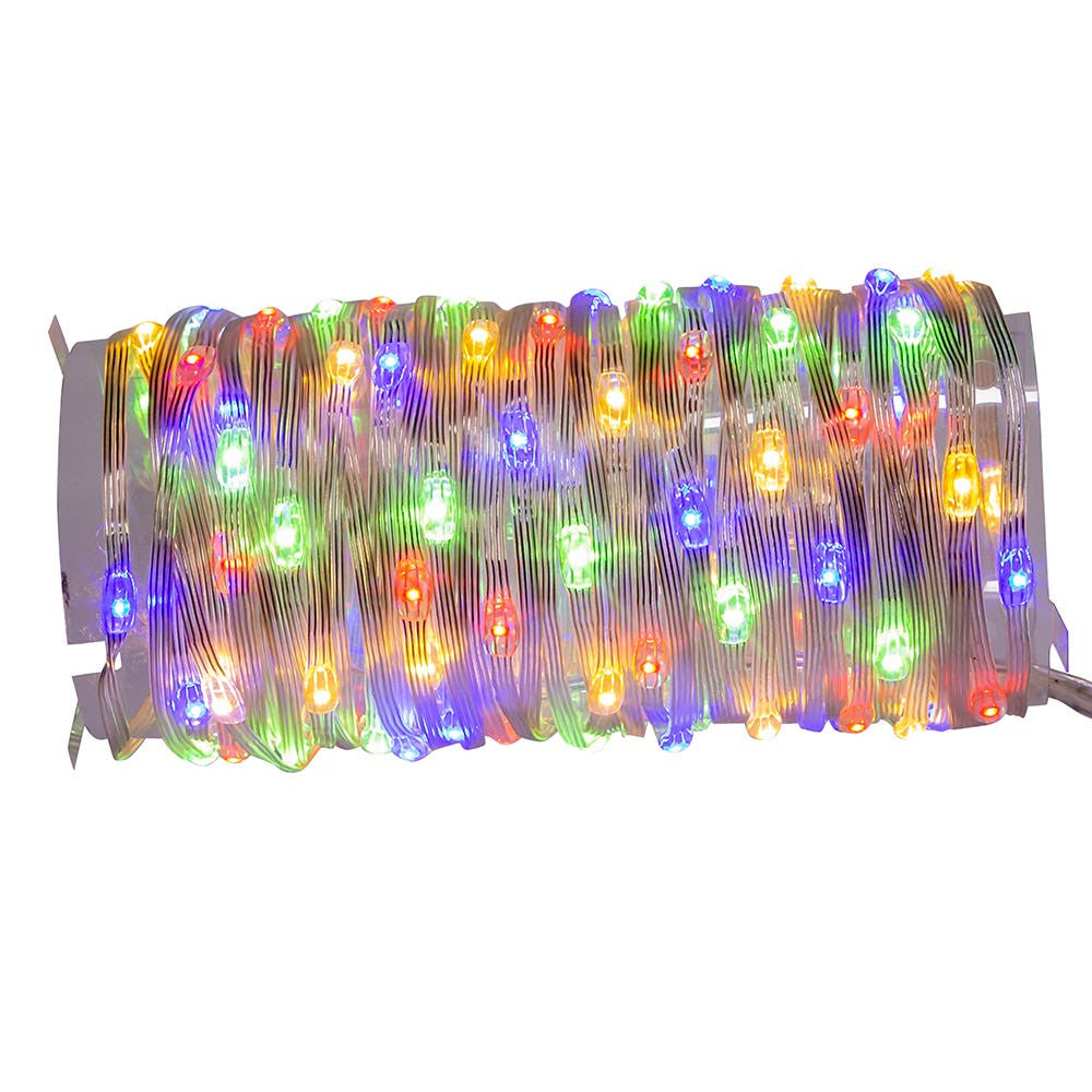 33' 100L Multicolored LED Ribbon Light With Clear PVC Wire In PDQ