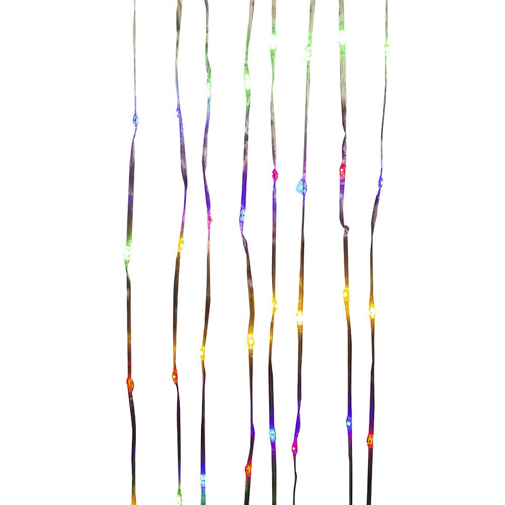 33' 100L Multicolored LED Ribbon Light With Clear PVC Wire In PDQ