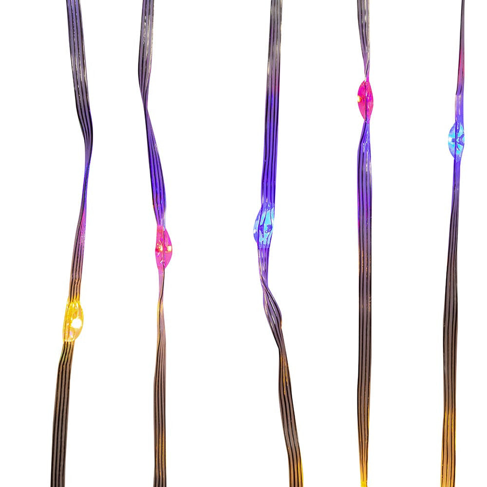 33' 100L Multicolored LED Ribbon Light With Clear PVC Wire In PDQ