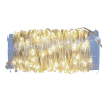 33' 100L Warm White LED Ribbon Light With Clear PVC Wire In PDQ