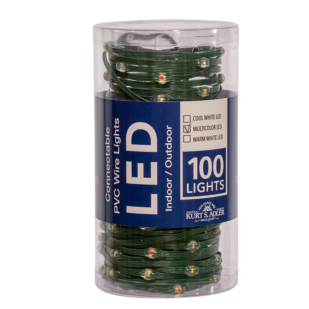 33' 100L Multicolored LED Ribbon Light With PVC Wire In PDQ