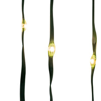 33' 100L Warm White LED Ribbon Light With Green PVC Wire In PDQ
