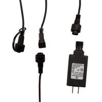 14.75' 100L 10-Piece Lantern With Flicker Flame LED Connectible Light Set