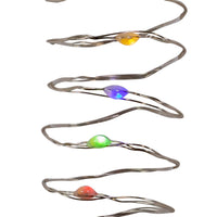 75.5' 200L Dual Color (Warm White & Multicolor) Superbright LED Multifunction Silver Wire Light Set