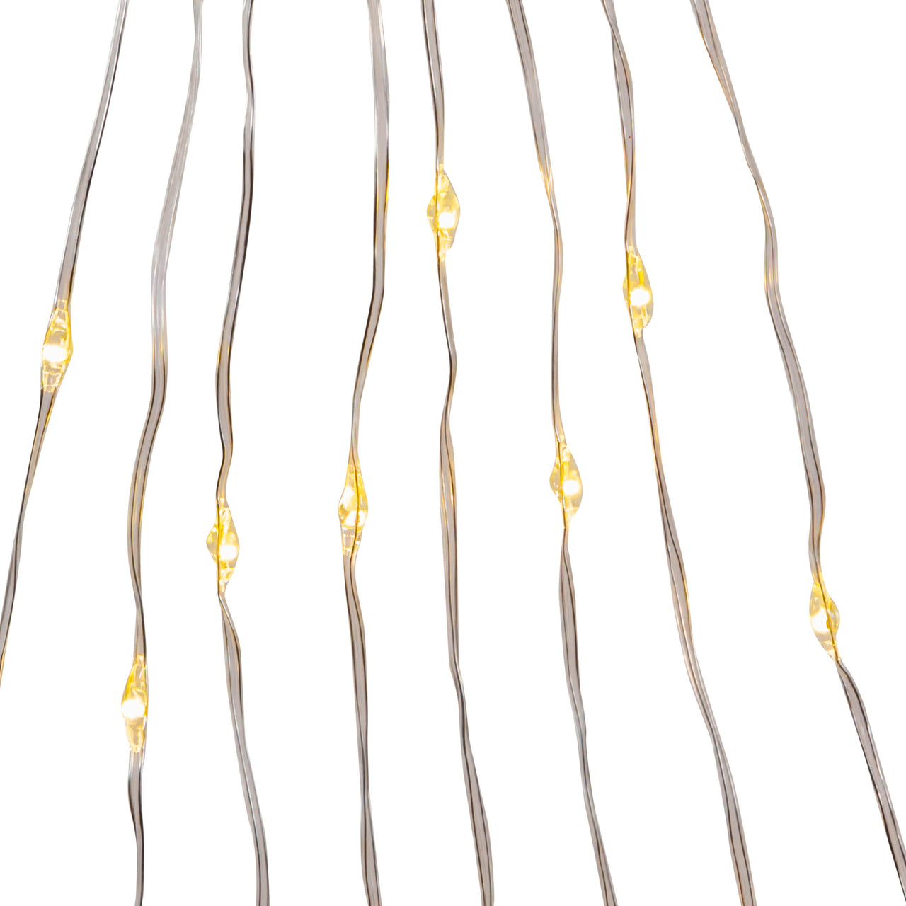 9.8' 240L Warm White LED PVC Cascade Light