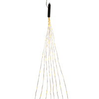 9.8' 240L Warm White LED PVC Cascade Light