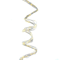 9.8' 240L Warm White LED PVC Cascade Light