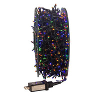98' 1,200L Multicolor 3MM LED Multifunction Rice Lights With Green Wire On Spool