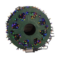 148' 1,800L Multicolor 3MM LED Multifunction Rice Lights With Green Wire On Spool