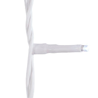 49' 600L Cool White 3MM LED Multifunction Rice Lights With White Wire On Spool