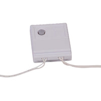 49' 600L Cool White 3MM LED Multifunction Rice Lights With White Wire On Spool