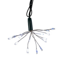 12' 75L Cool White Superbright Twinkle LED Cluster Burst