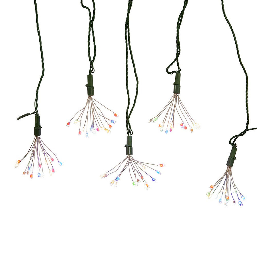 12' 75L Multicolor Superbright Twinkle LED Cluster Burst